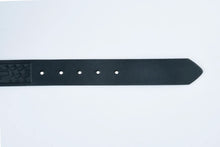 Load image into Gallery viewer, BLT Classic Black Leather Belt with Buffalo Nickel