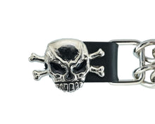 Load image into Gallery viewer, PKV147D Vest Extender - Skull W/Bones