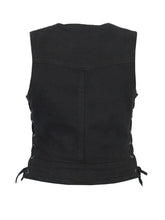 Load image into Gallery viewer, Women's Stylish Black Denim Vest