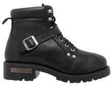 Load image into Gallery viewer, Edgewalker Men's 6"  Black Motorcycle Boots