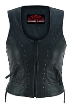 Load image into Gallery viewer, Women's Lightweight Vest with Rivets Detailing