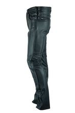 Load image into Gallery viewer, Road Rage Black leather motorcycle chaps