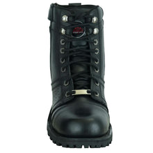 Load image into Gallery viewer, Men's 6'' Side Zipper Plain Toe Boot W/Perforation