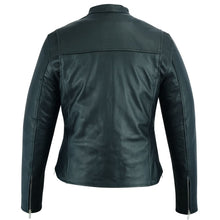 Load image into Gallery viewer, Road Queen Women's Black Leather Biker Jacket