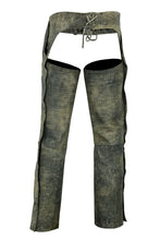 Load image into Gallery viewer, Unisex Double Deep Pocket Thermal Lined Chaps- Antique Brown