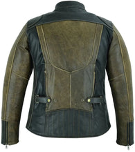 Load image into Gallery viewer, Spirit Rider Women's Vintage Brown Leather Motorcycle Jacket