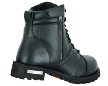 Load image into Gallery viewer, Men's 6'' Side Zipper Plain Toe Boot W/Perforation