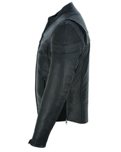 Load image into Gallery viewer, Speedster Black Men's Leather Motorcycle Jacket