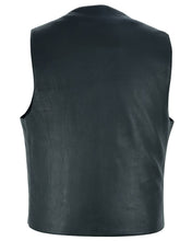 Load image into Gallery viewer, Men's Single Back Panel motorcycle vest