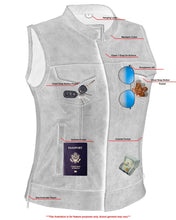 Load image into Gallery viewer, Women's Premium Single Back Panel Concealment Vest - GRAY