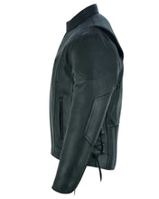 Load image into Gallery viewer, Men's Premium Vented Motorcycle Jacket – Side Laces