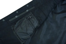 Load image into Gallery viewer, Men's Tall Classic Tapered Bottom Biker Leather Vest- Black