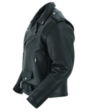 Load image into Gallery viewer, Super Arnold Men's Black Leather Jacket – Retro Design