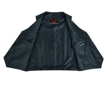 Load image into Gallery viewer, Men's Plain Side Economy Vest - Black
