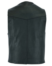 Load image into Gallery viewer, Men's Plain Side Economy Vest - Black