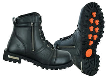 Load image into Gallery viewer, Men's 6'' Side Zipper Plain Toe Boot W/Perforation