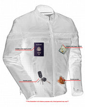 Load image into Gallery viewer, Men's Sporty Lightweight Black Leather Cross Over Jacket