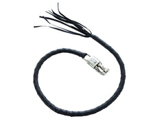 Load image into Gallery viewer, GBW21 Leather Biker Whip - Black