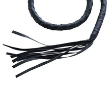 Load image into Gallery viewer, GBW21 Leather Biker Whip - Black