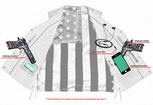 Load image into Gallery viewer, Men's Honor Ride Black Leather Motorcycle with Vest Red Stitching
