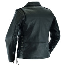 Load image into Gallery viewer, SpeedMoto Women's Leather Motorcycle Jacket