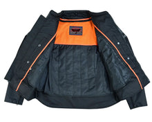 Load image into Gallery viewer, Men's Textile Scooter Style Jacket w/ Reflective Skulls