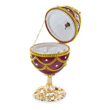 Load image into Gallery viewer, Real Eggshell Royal Inspired Musical Easter Egg 5.4 Inches