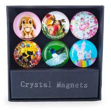 Load image into Gallery viewer, Bunnies, Hummingbird, Cats Easter Theme Fridge Magnets