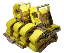 Load image into Gallery viewer, 2" x 12 Ft Interior Van Ratchet E-Track Straps w/ Spring E Fittings | 500 PACK