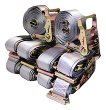 Load image into Gallery viewer, 2"x 16 Ft Logistic Van Ratchet E-Track Straps w/ Spring E Fittings | 100 PACK