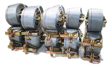 Load image into Gallery viewer, 2" x 16 Ft Ratchet Strap w/ Spg E &amp; Wire Hk for E &amp; F-Tracks 10 PACK | R16EW