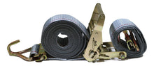 Load image into Gallery viewer, 2" x 16 Ft Ratchet Strap w/ Spg E &amp; Wire Hk for E &amp; F-Tracks 16 PACK | R16EW