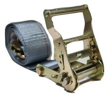 Load image into Gallery viewer, 2" x 16 Ft Van Ratchet Straps Logistic E-Track w/ Spring E Fittings &amp; Wire J Hooks | 2 PACK