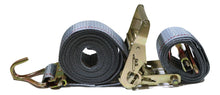Load image into Gallery viewer, 2" x 16 Ft. Ratchet Strap w/ Spg E &amp; Wire J for Hook For E &amp; F-Tracks 200 PACK | R16EW
