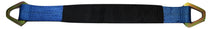 Load image into Gallery viewer, Axle Strap Tie Downs 24" Long &amp; Qty 4 Ratchet Tow Straps Car Haulers, BLUE | 4 PACK