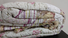 Load image into Gallery viewer, DaDa Bedding Cottage Floral Blossoming Patchwork Quilted Coverlet Bedspread Set (DXJ103112)