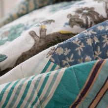 Load image into Gallery viewer, Tache Cotton Forest Glade Quilted Patchwork Bedspread Set (JHW-650)