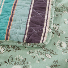 Load image into Gallery viewer, Tache Cotton Forest Glade Quilted Patchwork Bedspread Set (JHW-650)