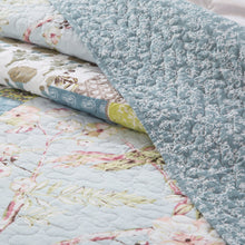 Load image into Gallery viewer, Tache 2-3 Piece Cotton Sky Breeze Pastel Blue Patchwork Quilt Set (JHW-684)