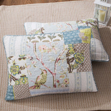 Load image into Gallery viewer, Tache 2-3 Piece Cotton Sky Breeze Pastel Blue Patchwork Quilt Set (JHW-684)