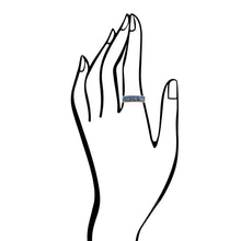 Load image into Gallery viewer, Quinary Lapis Ring - Bronze