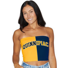 Load image into Gallery viewer, Quinnipiac Two Tone Tube Top