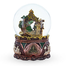 Load image into Gallery viewer, Nativity Serenity Water Snow Globe with "Silent Night" Music Box