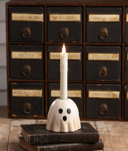 Load image into Gallery viewer, Surprised Ghost Candlestick | Halloween Decor | Bethany Lowe