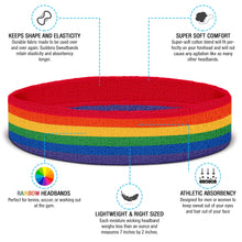 Load image into Gallery viewer, Rainbow Sweatband Sets