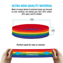Load image into Gallery viewer, Rainbow Sweatband Sets