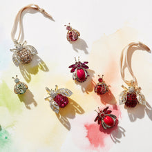 Load image into Gallery viewer, Gem bug clip set, rainbow