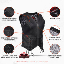 Load image into Gallery viewer, Night Edge Black Ladies Vest