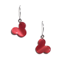 Load image into Gallery viewer, Red Mouse Moonglow Drop Earrings