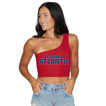 Load image into Gallery viewer, Florida Atlantic Owls Red One Shoulder Top